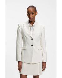 HUGO - Regular-Fit Blazer With Pinstripe - Lyst