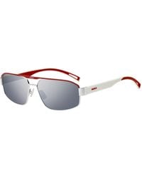 HUGO - Eyewear Wraparound Sunglasses - Lyst