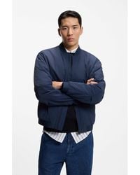 BOSS - Water-Repellent Bomber Jacket - Lyst