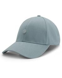 BOSS - Stretch-Cotton Cap With Double B Monogram - Lyst