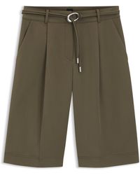 BOSS - Shorts Relaxed Fit Con Cinturón Con Hebilla - Lyst