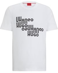 HUGO - T-Shirt DAVALON Regular Fit - Lyst