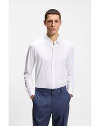 BOSS - Slim-Fit Shirt - Lyst