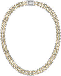 BOSS - Multi-link Necklace With Two-tone Design - Lyst