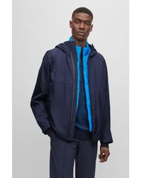 BOSS - Water-repellent Regular-fit Jacket With Quilted Vest - Lyst