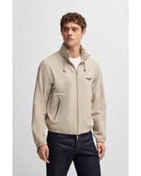 BOSS - X Aston Martin Water-Repellent Jacket With Laser-Cut Details - Lyst