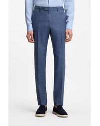 BOSS - One Slim-Fit Suit Trousers - Lyst