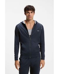 BOSS - Zip-Up Hoodie - Lyst