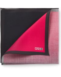 HUGO - Degradé Pocket Square With Logo Print - Lyst