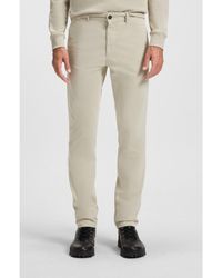 BOSS - Slim-Fit Trousers - Lyst