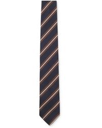BOSS - Silk-Blend Tie With Diagonal Stripes - Lyst