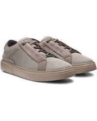 BOSS - X Aston Martin Trainers With Leather Trims - Lyst