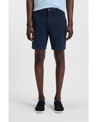 BOSS - Slim-Fit Shorts - Lyst