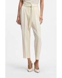 BOSS - Tapered-Fit Trousers - Lyst
