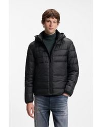BOSS - Water-Repellent Jacket With Herringbone Tape - Lyst