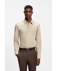 BOSS - Slim-Fit Shirt - Lyst