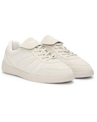 HUGO - Nubuck-Effect Trainers With Foldover Tongue - Lyst