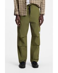HUGO - Relaxed-Fit Cargo Trousers - Lyst