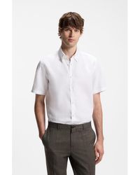 BOSS - Short-Sleeved Shirt - Lyst