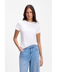 BOSS - Cotton T-Shirt - Lyst
