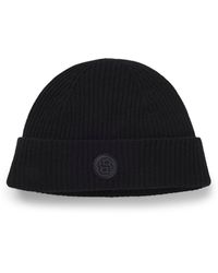BOSS - Mütze Aus Woll-Mix Mit Kaschmir Und Double-B-Monogramm - Lyst