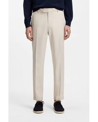 BOSS - Tapered-Fit Trousers - Lyst