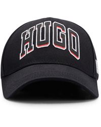 HUGO - Baseball Cap LOGO aus Baumwoll-Twill - Lyst