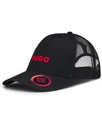 HUGO - Cotton-Twill Cap With Mesh Panels - Lyst
