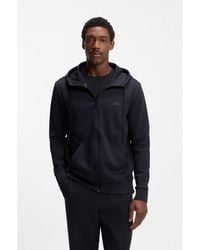 BOSS - Zip-Up Hoodie - Lyst