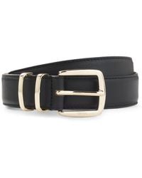 BOSS - Italian-Leather Belt - Lyst