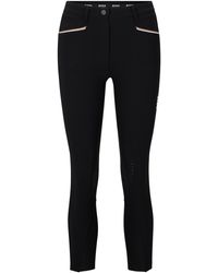 BOSS - Equestrian Knee-grip Breeches In Power-stretch Material - Lyst