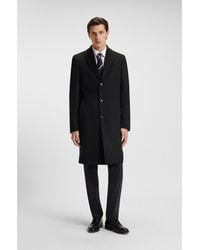 BOSS - Slim-Fit Coat - Lyst