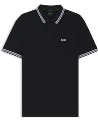 BOSS - Paddy-Polo Van Katoenpiqué - Lyst