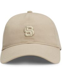 BOSS - Cap Aus Baumwolle Mit Aufgesticktem Double-B-Monogramm - Lyst