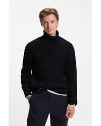 BOSS - Beckham X Cable-Knit Sweater - Lyst