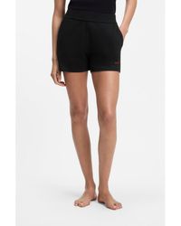 HUGO - Logo-Print Shorts - Lyst