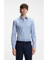 BOSS - Slim-Fit Business Shirt - Lyst