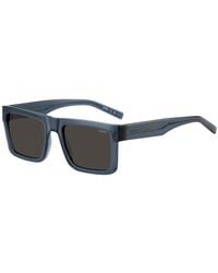 HUGO - Transparent- Sunglasses With Lenses - Lyst