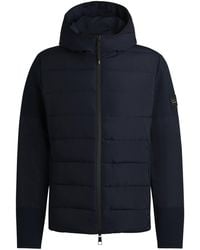 BOSS - Equestrian Water-Repellent Hybrid Padded Jacket - Lyst