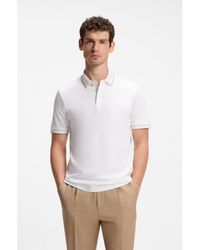 BOSS - Slim-Fit Polo Shirt - Lyst