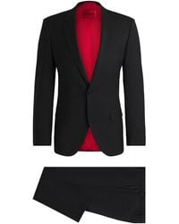 HUGO - Extra Slim-Fit Anzug aus besonders elastischem Woll-Mix - Lyst