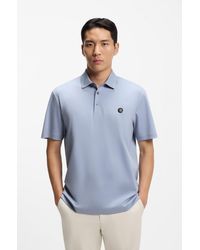 BOSS - Light Purple Men's Polo Shirts Size M - Lyst