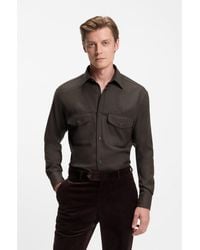 BOSS - Beckham X Relaxed-Fit Shirt - Lyst