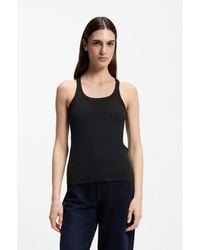 BOSS - Racer-Back Tank Top - Lyst