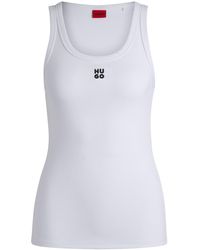 HUGO - T-Shirt & Langarmshirt - Lyst