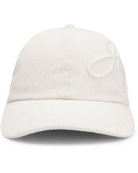 HUGO - Cap Aus Baumwoll-Cord Mit Logo-Stickerei - Lyst