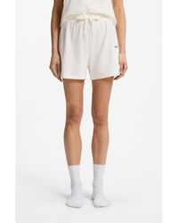BOSS - Stretch-Cotton Pyjama Shorts With Branded Cords - Lyst