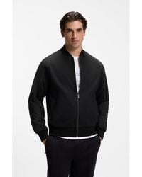BOSS - X Aston Martin Bomber-Style Jacket - Lyst