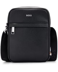 BOSS - Reporter-Tasche mit Signature-Streifen und Logo-Detail - Lyst
