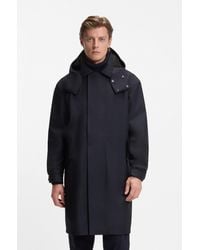 BOSS - Dark Blue Men's Casual Jackets Size 36r - Lyst